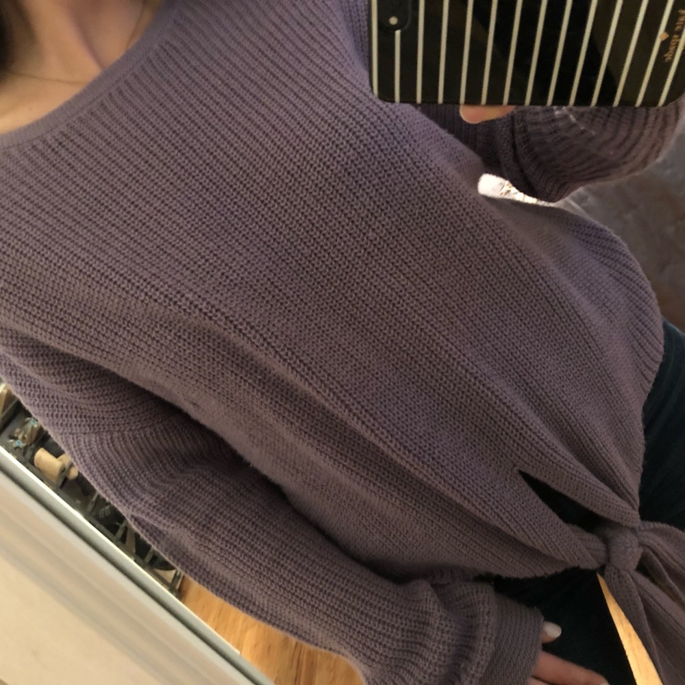 Universal Thread // Purple Knot Sweater